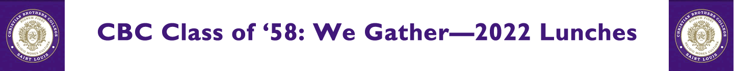 2022 Lunches  & Zooms