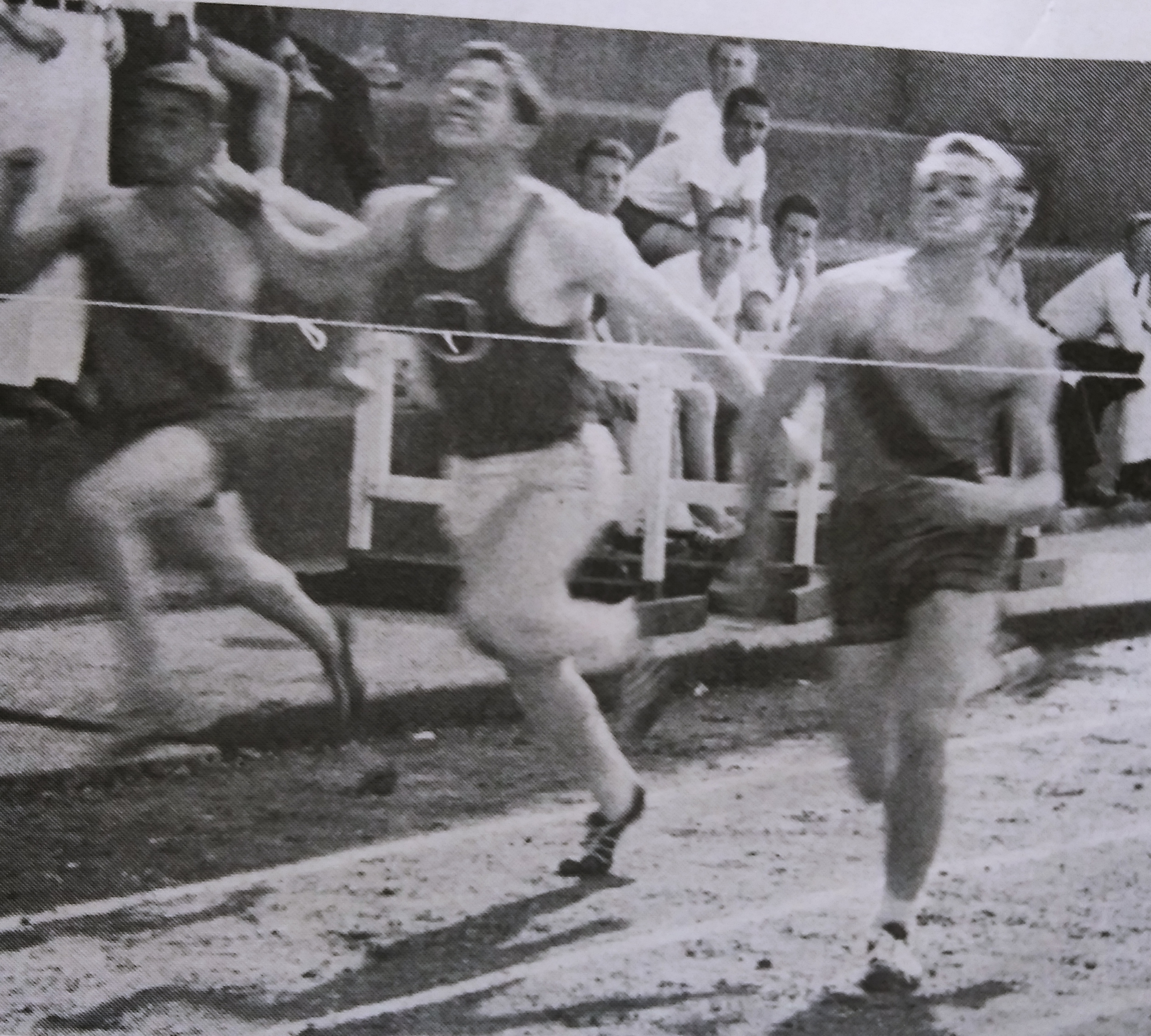 Dick Musial at the Finish 